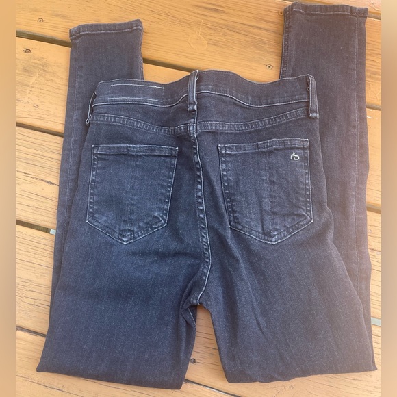 Rag and Bone High Rise Skinny Jeans - Picture 2 of 5